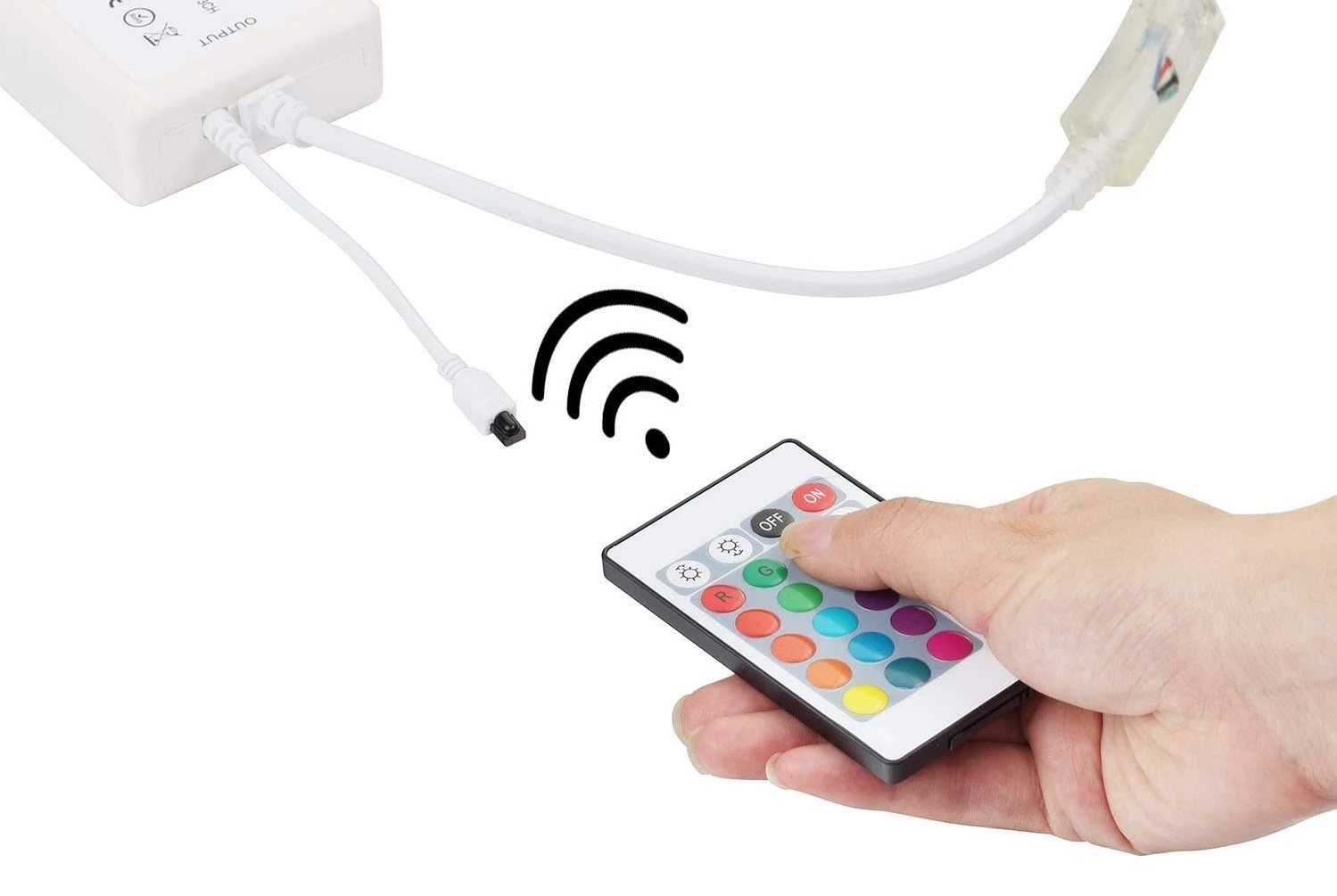 Rgb Rope Light Plug Rope Light RGB Connector with Remote